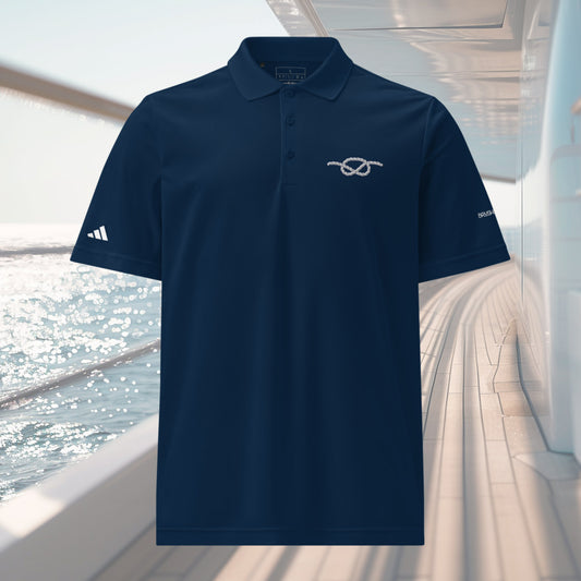 Brush Marine · Overhand knot · Polo azul para hombre · Edición Náutica