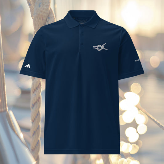 Brush Marine · Sheet bend · Polo azul para hombre · Edición Náutica