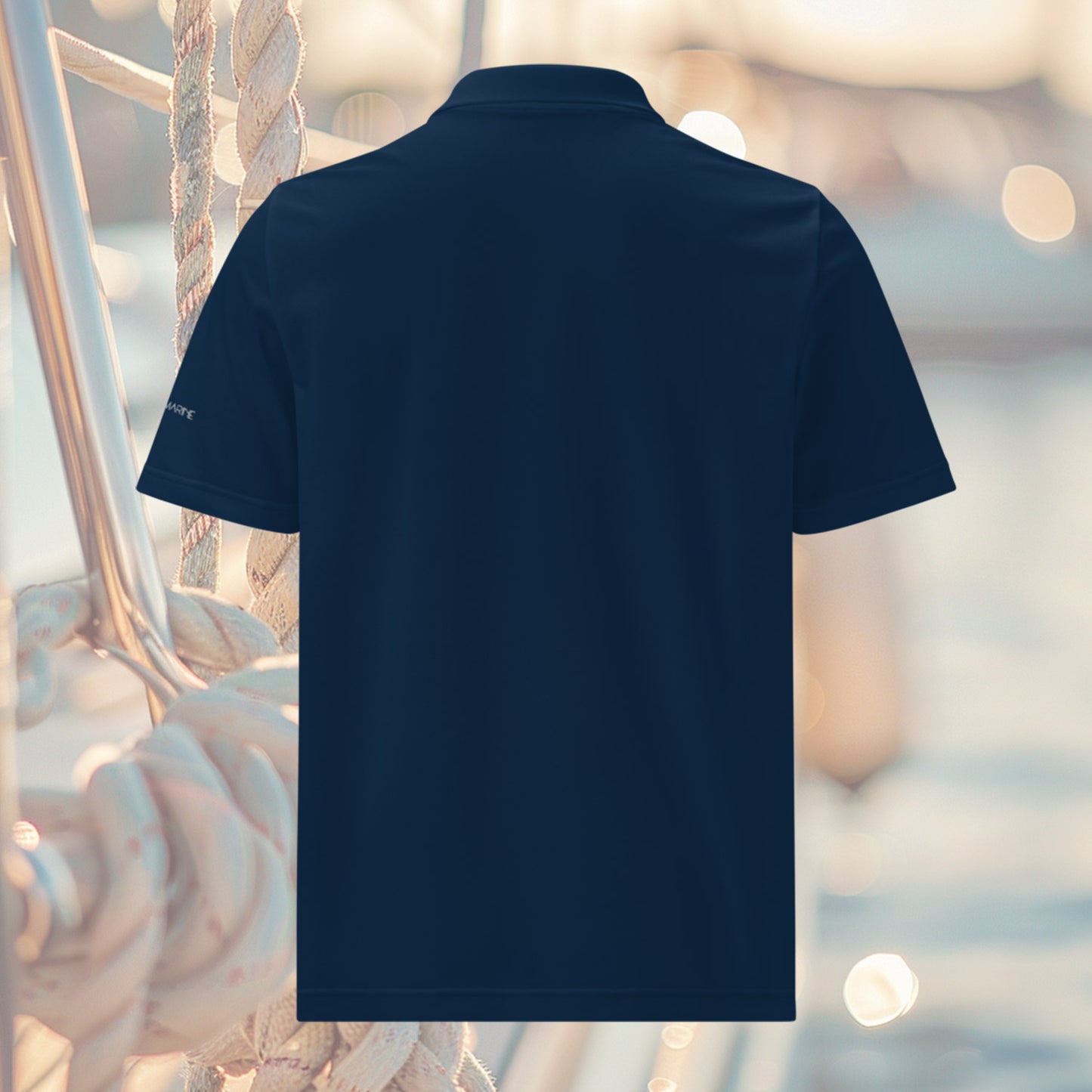 Brush Marine · Sheet bend · Polo azul para hombre · Edición Náutica